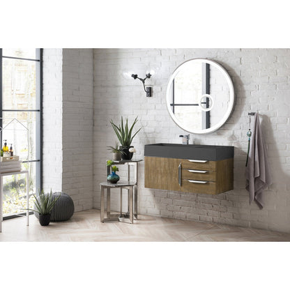 James Martin Vanities Mercer Island 36" Single Vanity - 389-V36-AGR-G-DGG