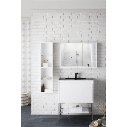 James Martin Vanities Milan 31.5" Single Vanity Cabinet - 801V31.5GWRGDCHB
