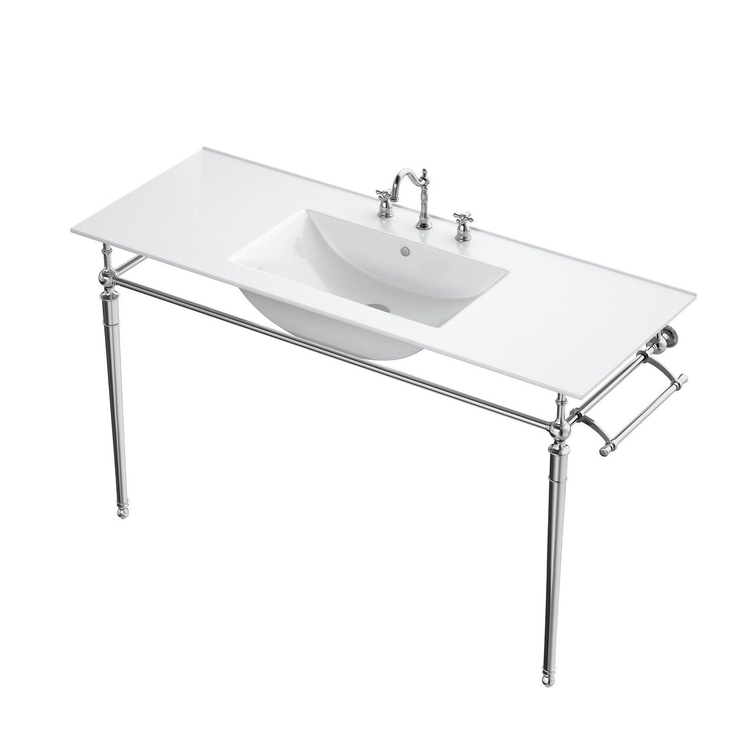 James Martin Vanities Westley 47.2" Single Sink and Console - 319V47.2BRSCRM
