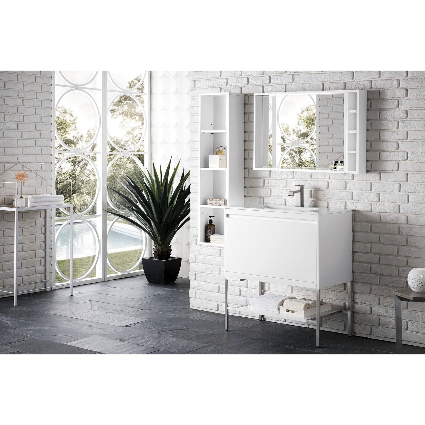 James Martin Vanities Milan 31.5" Single Vanity Cabinet - 801V31.5GWRGDCHB