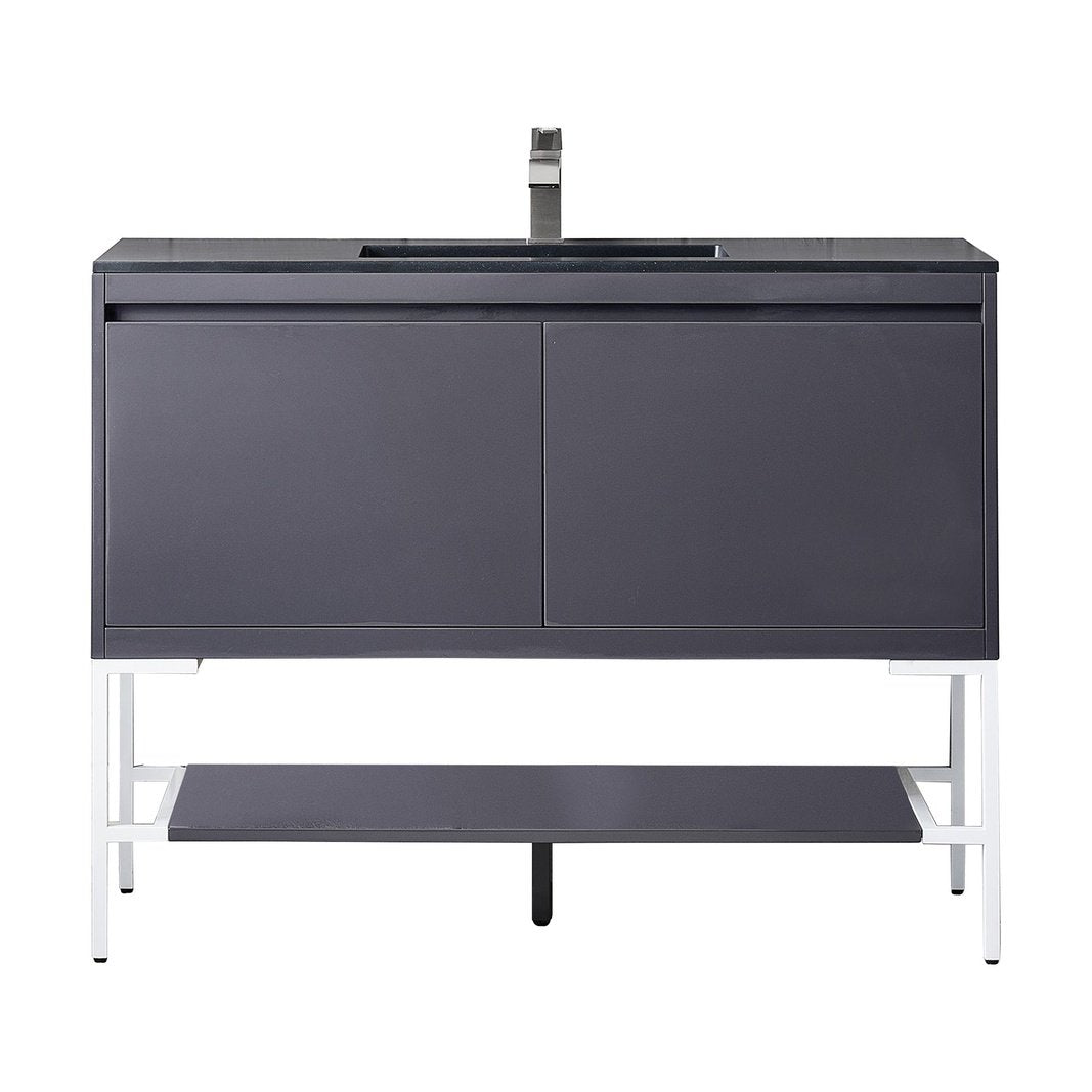 James Martin Vanities Milan 47.3" Single Vanity Cabinet - 801V47.3GWRGDCHB